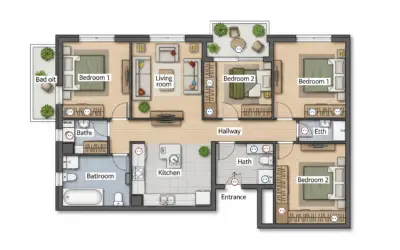 Calcul du Nombre de Prises dans une Maison