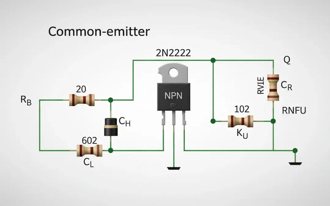 Amplificateur à Transistor BJT 2N2222