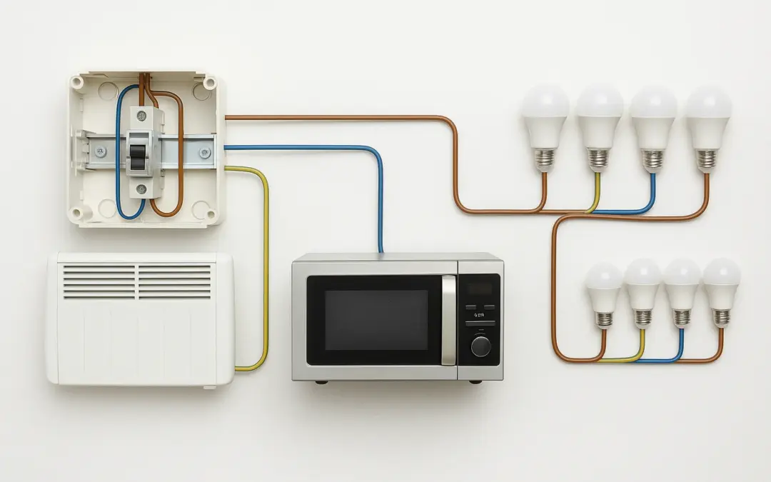 Circuit de Courant Alternatif dans une Maison