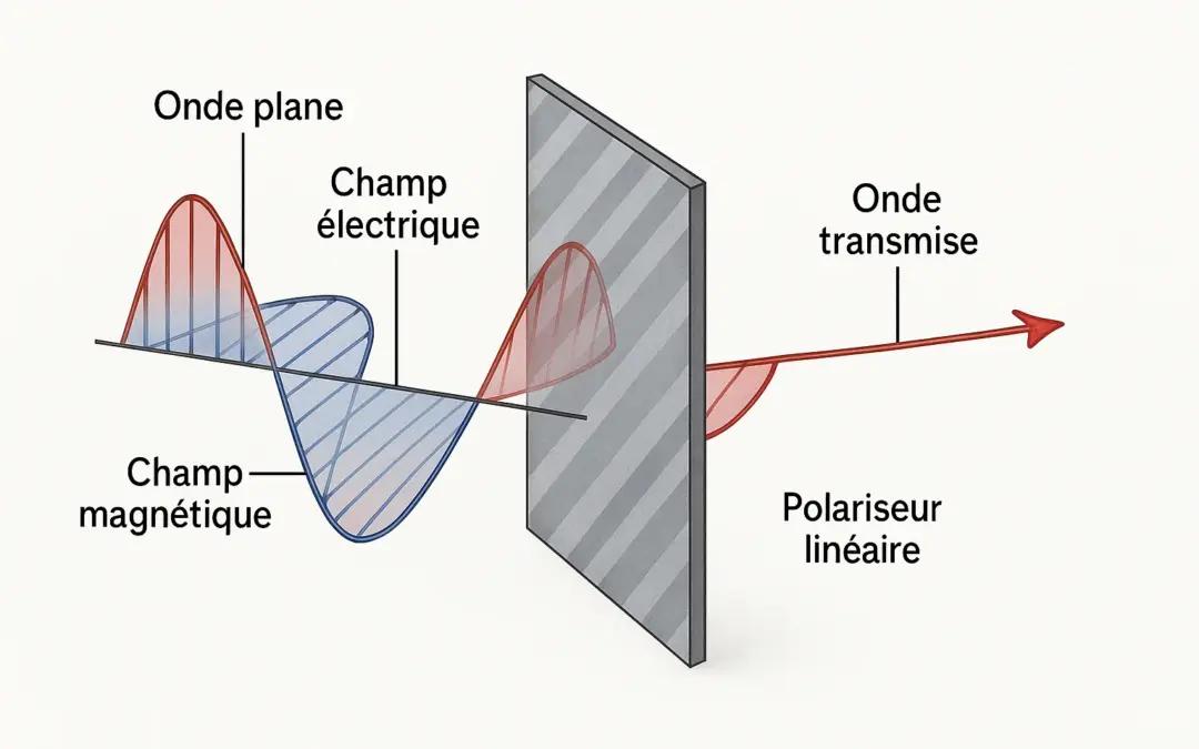 Effets de la Polarisation Linéaire sur une Onde