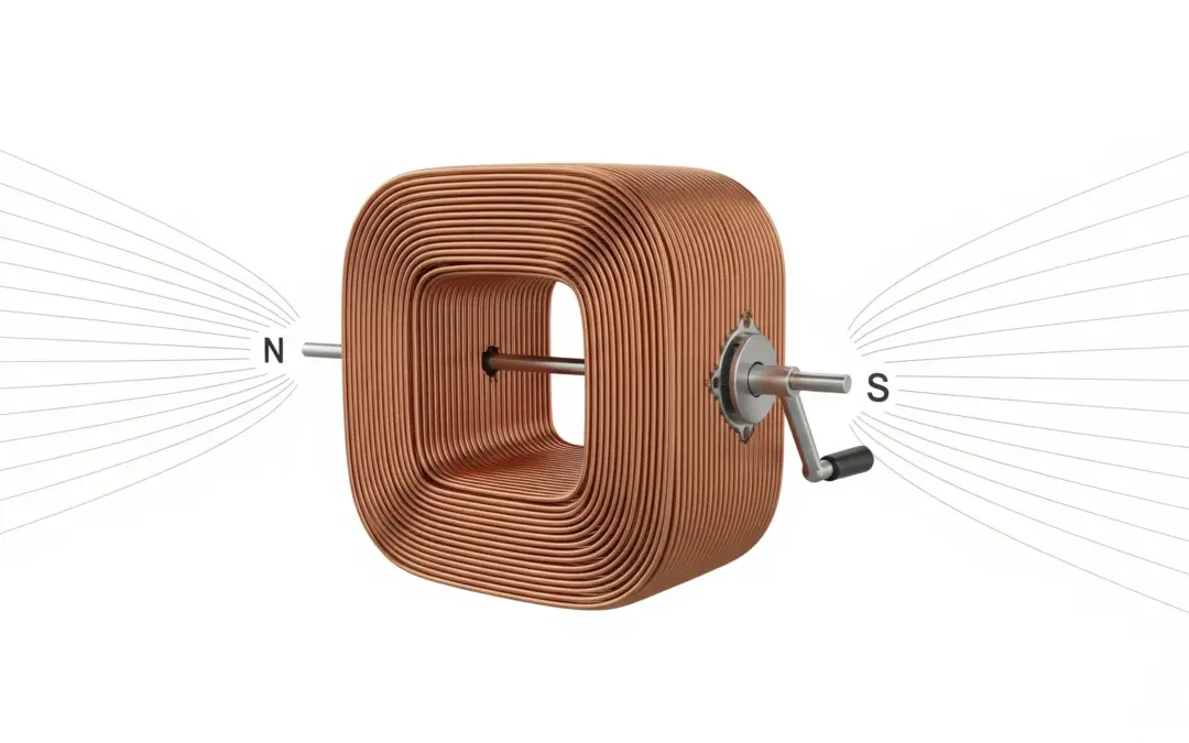 Calcul de la variation du flux magnétique