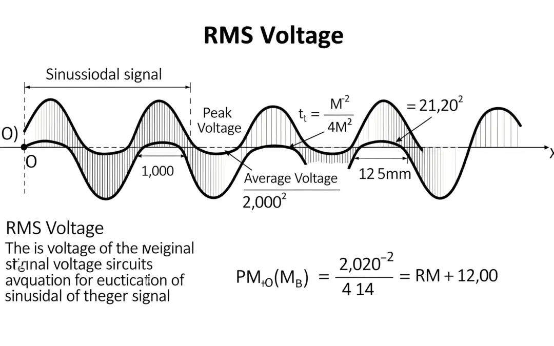 Tension Efficace (RMS) d’un Signal Sinusoïdal
