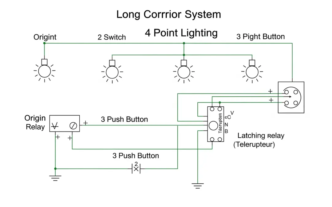 Schéma d’installation d’un télérupteur