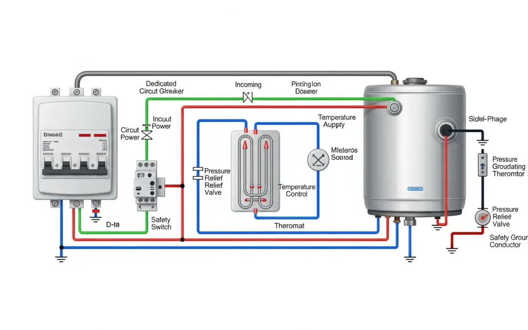  Raccordement d’un chauffe-eau électrique